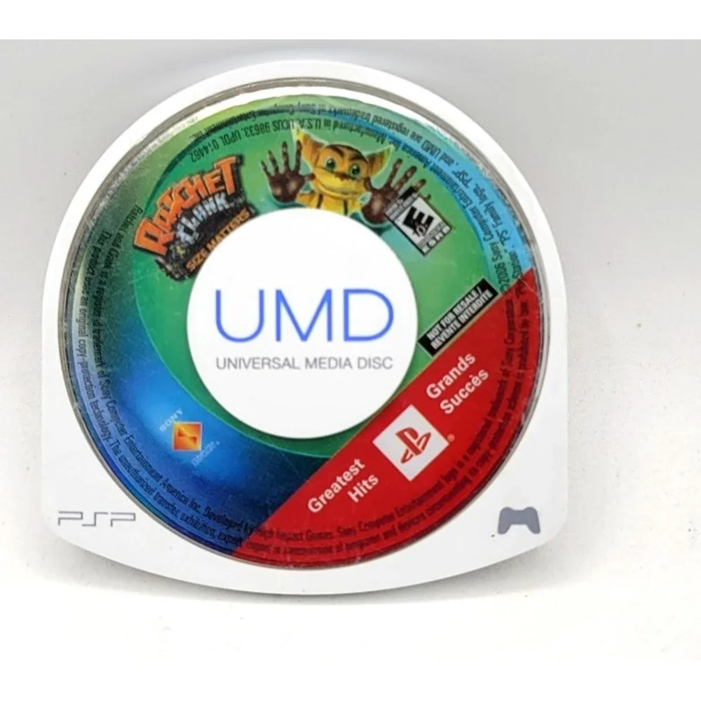 Ratchet & Clank: Size Matters (Sony PSP, 2007) GAME DISC‎ ONLY GREATEST HITS